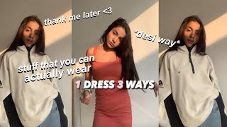 1 Dress 3 Ways that you can actually wear aka realisticVRIDDHI PATWAytshorts Shorts [upl. by Sink647]