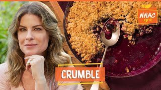 Crumble de uva com maçã  Rita Lobo  Cozinha Prática [upl. by Ahsennek]