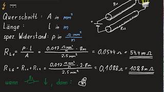 Leitungswiderstand berechnet [upl. by Potts]