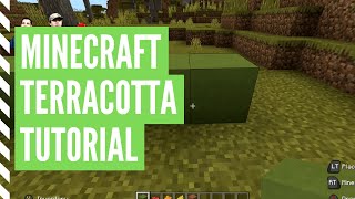 How To Make TERRACOTTA In Minecraft And Dye It [upl. by Dnana]