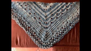 Tuto châle au crochet [upl. by Dagley]