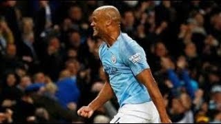 VINCENT KOMPANY Goal vs Leicester city [upl. by Balfore]