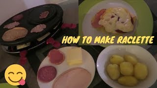 HOW TO MAKE RACLETTE STEP BY STEP [upl. by Merce]