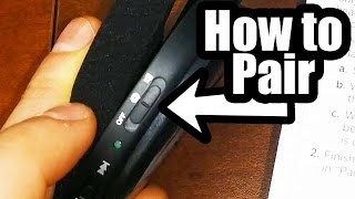 How to Pair Logitech H800 Bluetooth Headset [upl. by Stanley]