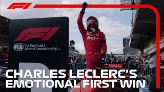 Charles Leclercs Emotional First F1 Win  2019 Belgian Grand Prix [upl. by Market351]