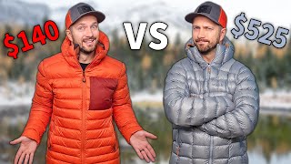 BUDGET VS EXPENSIVE DOWN JACKETS  Warm [upl. by Kalbli]