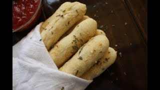 How to Make Garlic Butter Breadsticks  Soft Fluffy Breadsticks Recipe [upl. by Hamimej632]