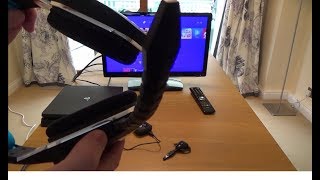 How to Connect various different Headsets on the PS4 Slim [upl. by Volnak]