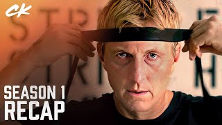 Cobra Kai Season 1 Recap Ralph Macchio William Zabka [upl. by Nodroj]