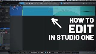 How to Edit Audio in Studio One  PreSonus [upl. by Amehr135]