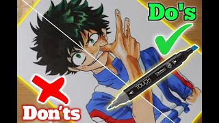 Dos and Donts  How to use Alcohol Markers like a PRO [upl. by Gennaro619]