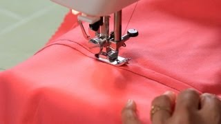 How to Sew a Flat Felled Seam  Sewing Machine [upl. by Andrews]