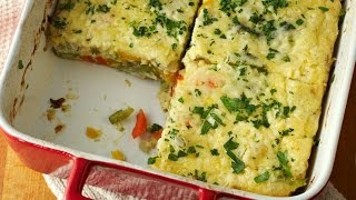 Easy Cheesy Quiche Slice  One Pot Chef [upl. by Osei934]