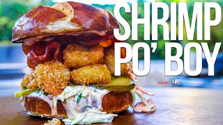 The Best Shrimp Po Boy  SAM THE COOKING GUY 4K [upl. by Drew]