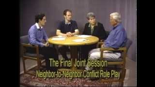 Mediation A Neighbor to Neighbor Conflict Role Play  The Mediation Process [upl. by Miksen]