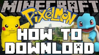 Minecraft Pixelmon  How To Download amp Play [upl. by Ellehsem]