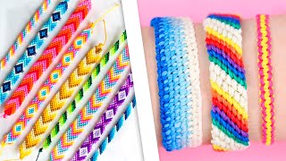 HAZ PULSERAS PARA REGALAR A TU MEJOR AMIGAO 5 IDEAS DE HILO ENCERADO  Tutoriales Belen [upl. by Nellek]