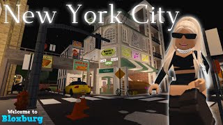 VISITING NYC IN BLOXBURG  roblox tours [upl. by Nesbitt]