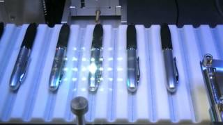 Pen Engraving Machine  Laser Engraving Pens with Conveyor [upl. by Hardunn]