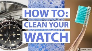 How to Clean Your Watch  DIY [upl. by Bramwell]