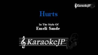 Hurts Karaoke  Emeli Sande [upl. by Nnaeinahpets]