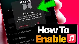 How to Enable Spatial Audio with Dolby Atmos on Apple Music  [upl. by Adnesor]