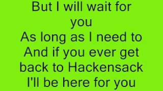 Fountains Of Wayne  Hackensack lyrics [upl. by Dareece190]