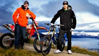 ENDURO vs MTB Downhill  David Knight vs Gee Atherton BEST RACE [upl. by Ennaylloh508]