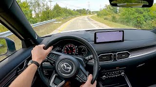 2022 Mazda CX5 Turbo Signature  POV Test Drive Binaural Audio [upl. by Aryad512]