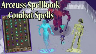 OSRS Arceuus Spellbook 1st Impression  Part 1 of 2 Combat Spells [upl. by Branscum340]