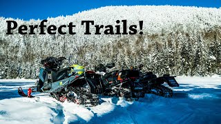 Snowmobile Trail Riding 1 Vermont [upl. by Rooney]