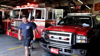 FDNY HD  quotFort Pittquot Engine 15 Battalion 4 Responding to a Fire Alarm [upl. by Maltzman]