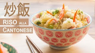 Riso alla Cantonese  Ricetta Cucina Cinese Facile e Veloce  55Winston55 [upl. by Lovell]