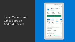 How to install Outlook and Office apps on Android devices [upl. by Ezra]