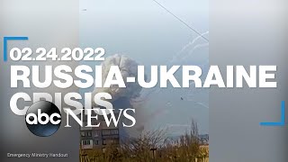 RussiaUkraine Crisis February 24 2022 [upl. by Langsdon]