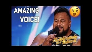 Strongest Man On Earth Eddie Williams SHOCKS With A Singing Audition  Australias Got Talent 2019 [upl. by Thekla]