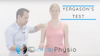 Yergasons Test  Clinical Physio [upl. by Juliette22]