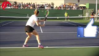 Simona Halep Forehand and Backhand in Slow Motion  WTA Tennis Technique [upl. by Bridgette333]