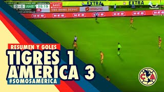 RESUMEN y todos los GOLES Tigres 13 América Liga MX [upl. by Sabine]