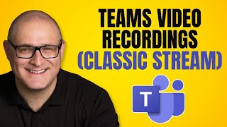 How to access Teams Video Recordings in MS Stream [upl. by Eelirol]