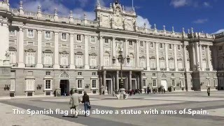 MADRID Spain  Palacio Real de Madrid  Royal Palace of Madrid [upl. by Elleynad]