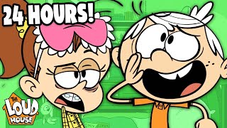 24 Hours Inside The Loud House 🏡  The Loud House [upl. by Janot]