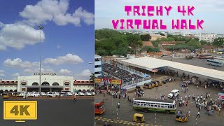 TRICHY Walking Tour Part 02  4K Virtual Walking [upl. by Maltzman]