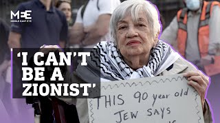 I cant be a Zionist 90yearold JewishAmerican explains why she doesnt support Israel [upl. by Rinna94]