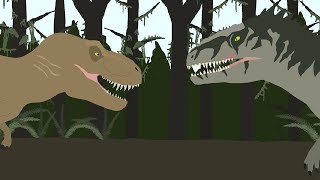 T Rex vs Giganotosaurus  Jurassic World Dominion Epic Fight [upl. by Weber250]