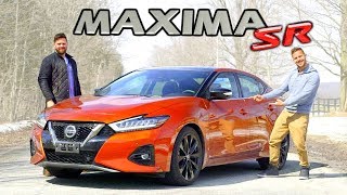 2019 Nissan Maxima SR Review  A 40000 Performance Sedan [upl. by Ayres614]