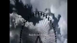 Yves Montand  Sous Le Ciel De Paris with lyrics [upl. by Funda]