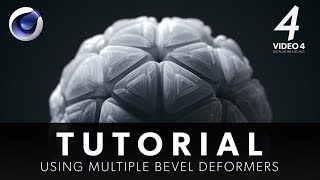 Using multiple bevel deformers  CINEMA 4D TUTORIAL [upl. by Eanar]