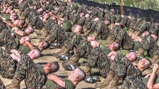 United States Marine Corps Recruit Training — Physical Training [upl. by Maegan]