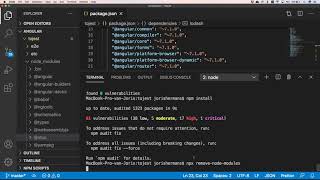 Nodejs how to solve vulnerability issues [upl. by Ninehc]